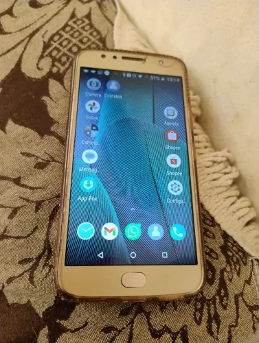 Smartphone Motorola MotoG 5 SPlus em Excelente estado R$ 195,00