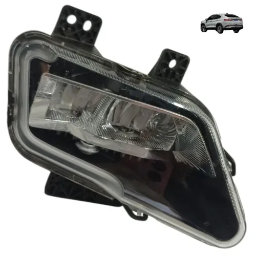 Farol Milha Esquerdo Fiat Fastback 2022 Detalhe Cromo Solto Transparente
