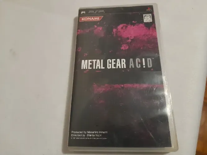 Jogo Sony PSP Metal Gear Acid Japonês, 2004, Konami, leia a descrição