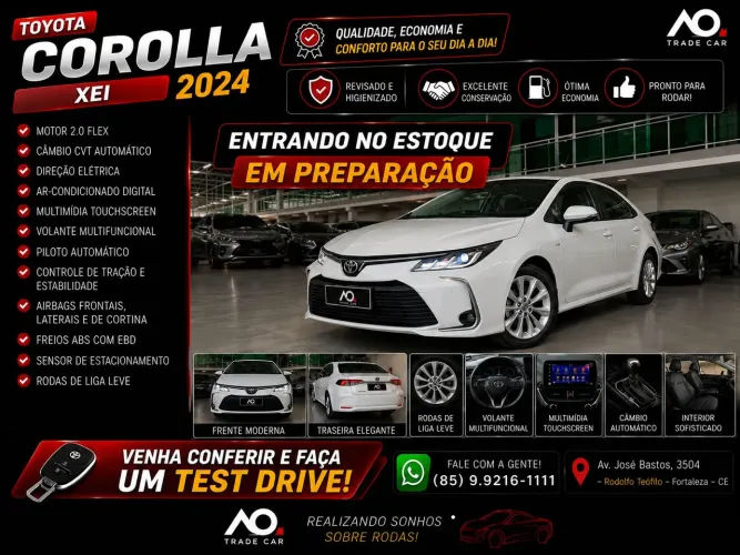 Toyota Corolla XEI 2.0 Flex 16V Aut. 2024