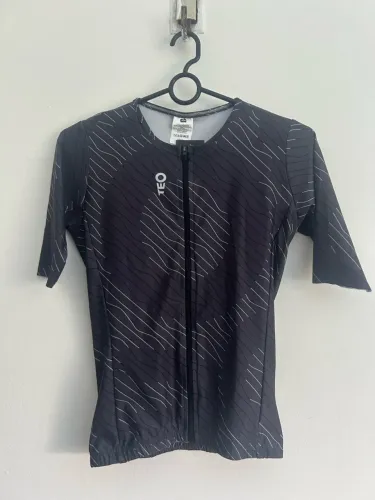 Camisa de Ciclismo TEO Sublime Slim Grafite P | Nova com Etiqueta