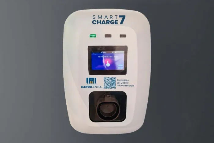 Carregador wallbox 7kw tela LCD smart 