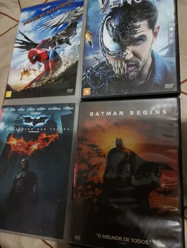 Lot de 4 filmes DVD originais leia a descrição faço Olx pay