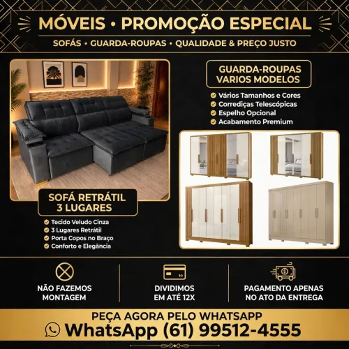 Móveis temos de tudo para sua casa!