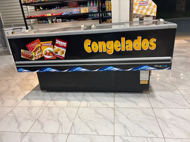 Ilha refrigeradora 2 metros