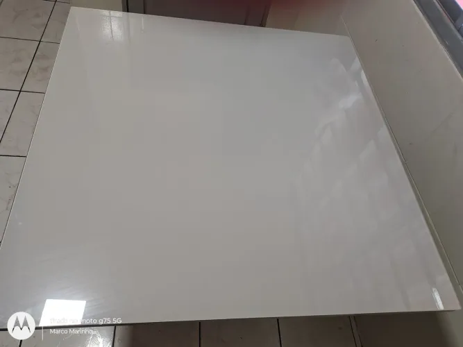 Tampo vidro mesa quadrada 90 X 90 novo