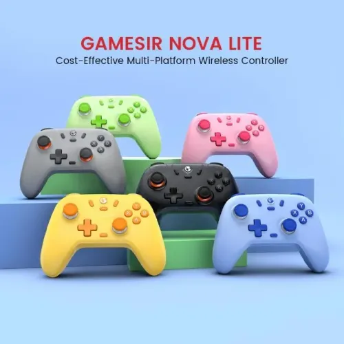 Controle joystick Gamer sem fio GameSir Nova Lite hall efect bluetooth android/pc/switc