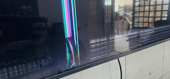 TV SMART SAMSUNG  UN75AU7700 [TELA QUEBRADA]