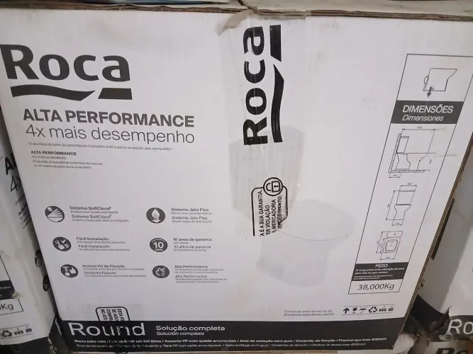 Vaso Sanitário Rocca Novo na Caixa