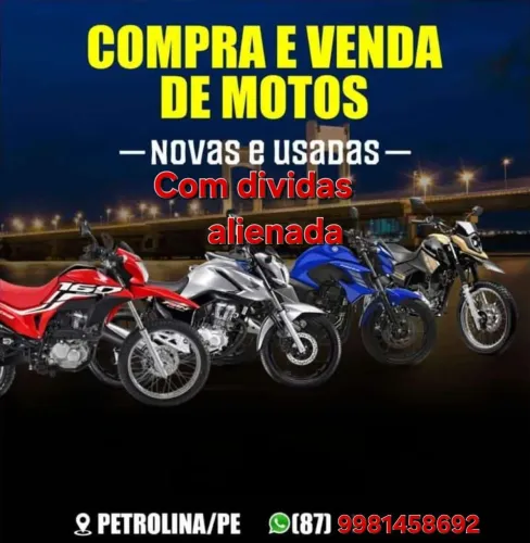 Moto com parcelas atrasada $5000