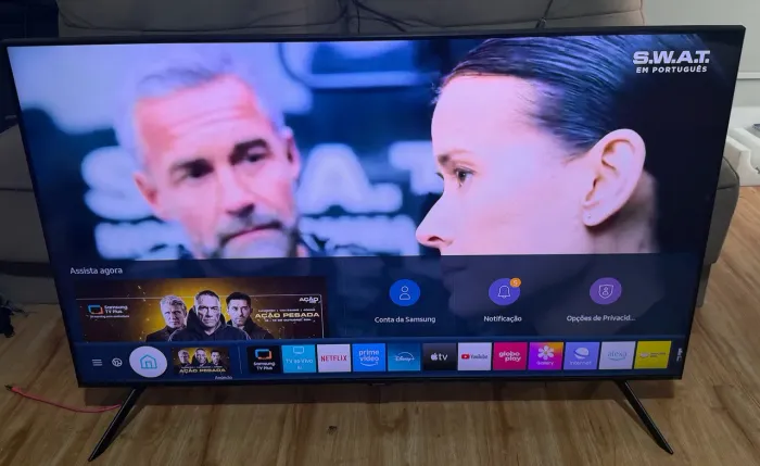 Tv 50 Samsung 4k tela infinita com Alexa
