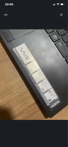Notebook vaio core i5 para retirada de peças 