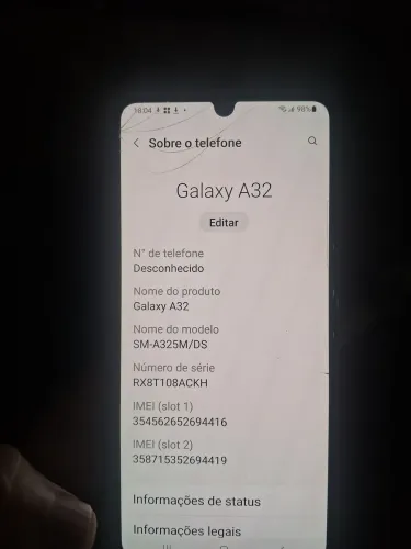 Sansung A32 128 gb Com NFC.