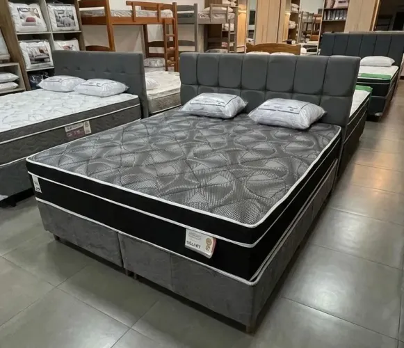 Cama Queen de molas ensacadas promoção