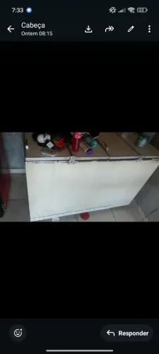 Vende um freezer deitado, balieiro, repor salgadinho faço barato chama no Whats *