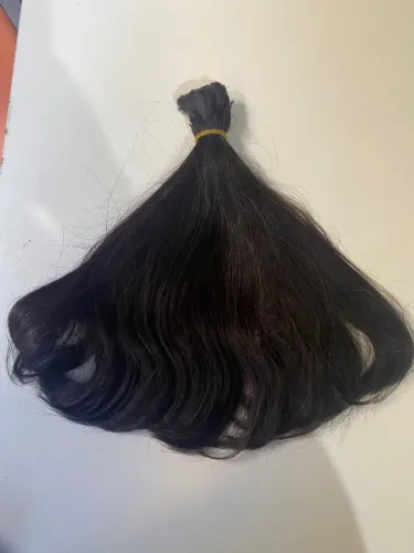 Cabelo humano ondulado 35cm