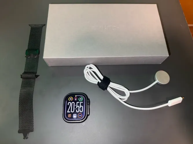 Apple Watch Ultra 2 Preto + Pulseira Milanes Apple