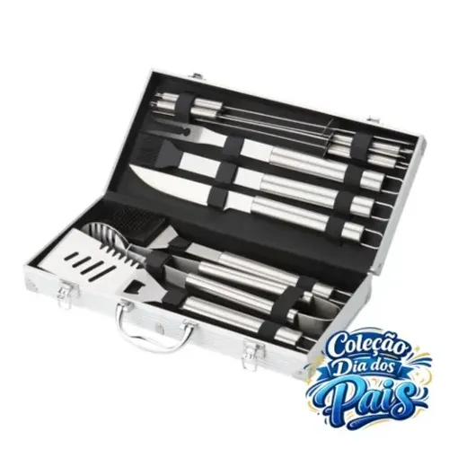 Kit Churrasco 10 Peças Dia dos Pais