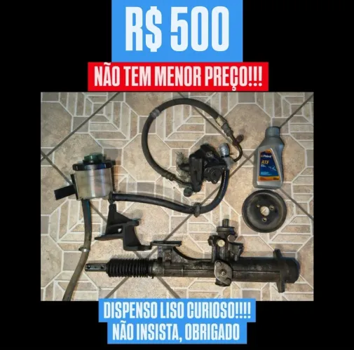 Kit direção hidráulica completo - Gol/Voyage/Saveiro G1, G2 E G3 - SÓ MOTOR AP