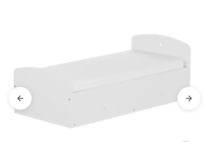 Cama solteiro com auxiliar 