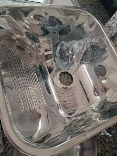 Tanque Inox + Válvula NOVO