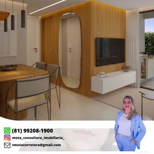 Apartamento Novo de 02 quartos com 43m² com Suíte, Varanda /Lazer Completo na Imbiribeira-