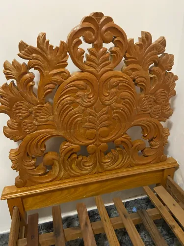 Cama Solteiro Madeira Maciça.