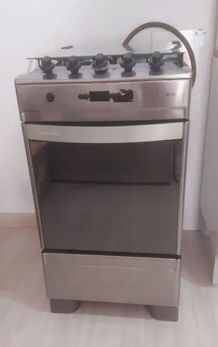 FOGÃO INOX 04 BOCAS BRASTEMP ATIVE!