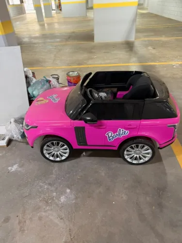 CARRO ELETRICO, MODELO ST-FR999 RANGE ROVER, COR ROSA PINK