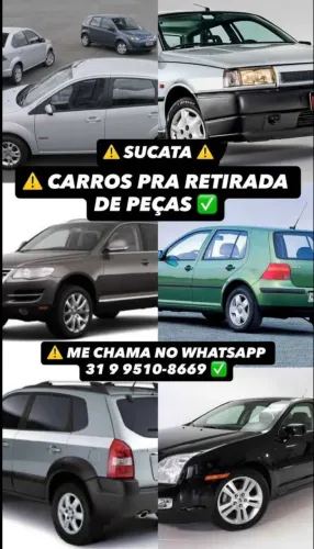 Carros sucata retirada Peças