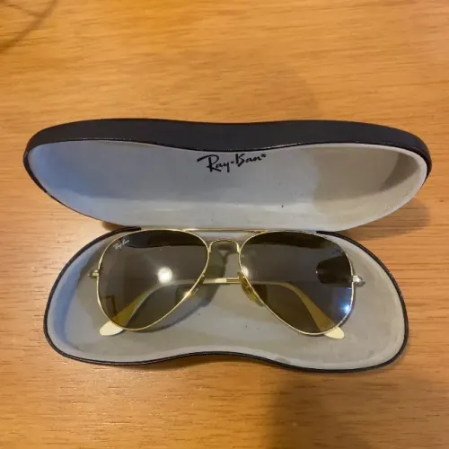 Óculos Ray-Ban Aviator Gold
