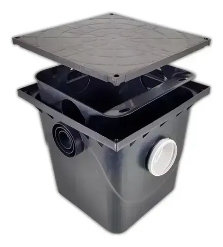 CAIXA DE GORDURA GRANDE 18L C/ CESTO (METASUL)