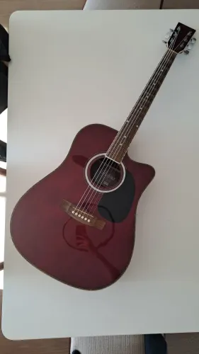 Violão cordas de aço Hofma