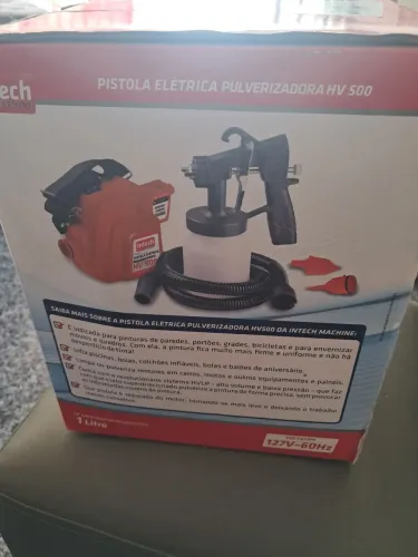 Pistola de pintura Intech Machine HV500 voltagem 127V