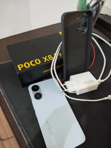 POCO X8 PRO MAX 12GB RAM 256GB ROM AZUL BLUE - MENOS DE 1 MES DE USO