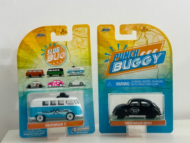 Miniatura Kombi e Fusca Jada Toys