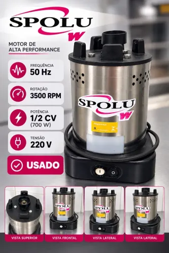 LIQUIDIFICADOR INDISTRIAL SPOLER PARA AÇAI OU MASSAS