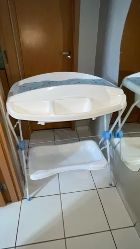 Banheira de Bebê com Suporte Kidoo Shower - Azul 30L
