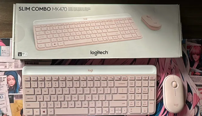 Vendo Kit Teclado e Mouse Logitech Slim Combo MK470