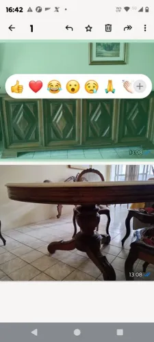 Vendo uma mesa e uma arca por 7.000,00 os dois.