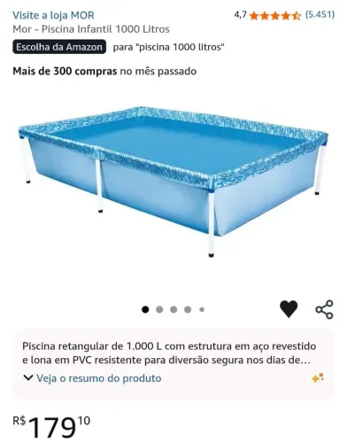 Piscina MOR 1000L