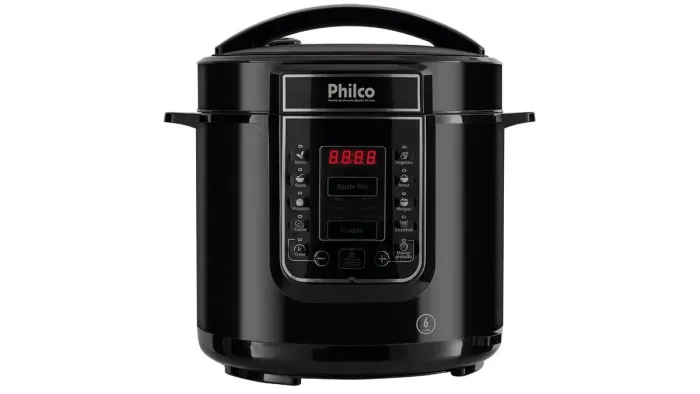 Panela de Pressão Digital Philco  Inox 13 programas 6L