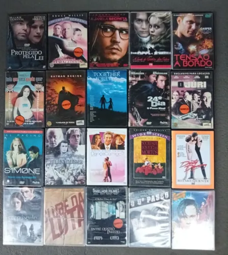 20 DVDs originais f