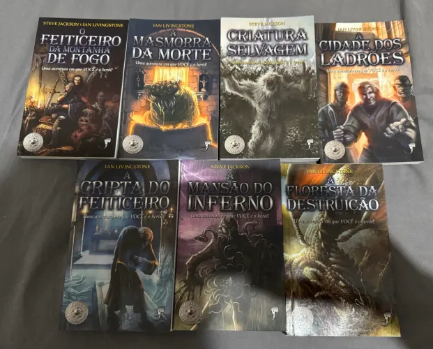 Coleção Livro Jogo Fighting Fantasy 2 Edição