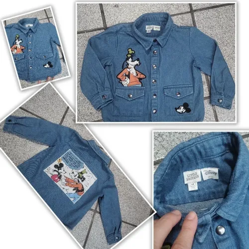 jaqueta jeans infantil disney little brother 2t