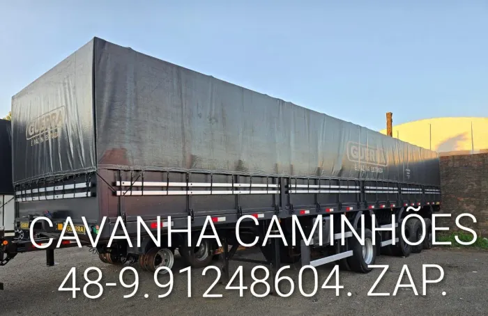 Carreta Guerra 4° Eixo 2024 13,50 Mts Comprimento 1,80 Mts Altura Sem Pneus Assoalho Nava.