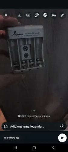 Carregador knup de pilhas aa/aaa/9v