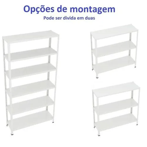 Estante de Aço Dupla-Flex Prateleira 30cm chapa 26#  *nova embalada