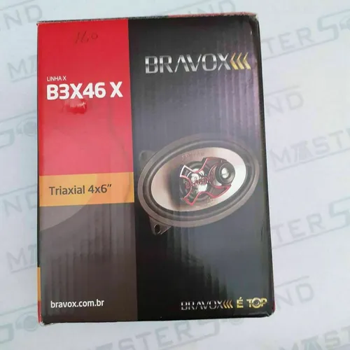 Alto-falante. Bravox. Triaxial. 4X6". Garantia. Novo. Instalado.