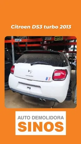Peças usadas Citroen DS3 turbo 2013